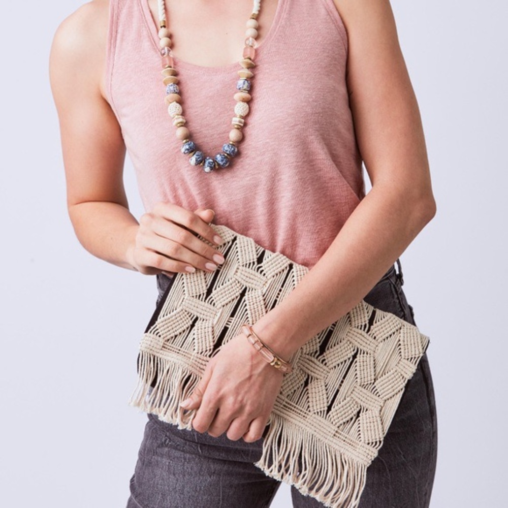Boho inspired clutch
